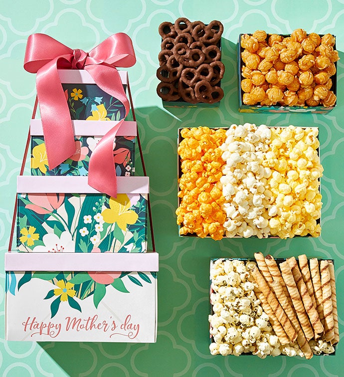 Love You Bunches Mom 4 Box Gift Tower